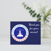 サイレント・サービス・ベテラン エレガント ポストカード (スタンド正面)