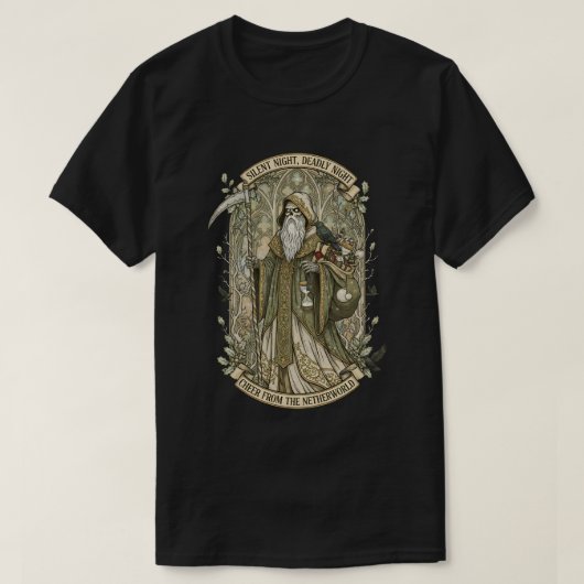 サイレント・ナイト・デッドリー・ナイト Tシャツ (デザイン正面)