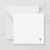 サイレント・ナイト、ホーリー・ナイト ステーショナリー カード (裏面)