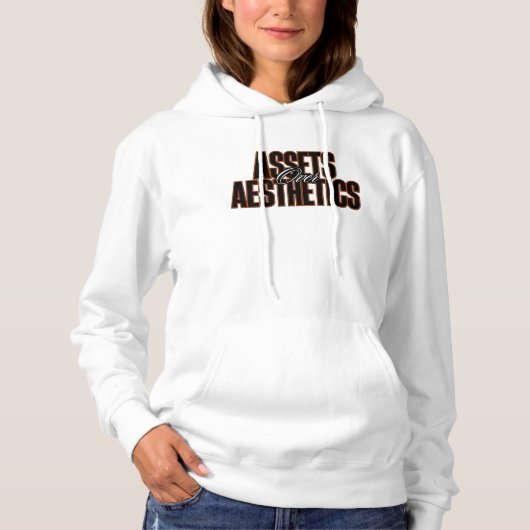 サイレント・ミリオネアのためのAssets Over Aesthetics™ パーカ (正面)