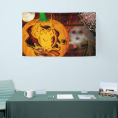 サイレンハロウィン幽霊のよく出るパンプキンカービング 横断幕 (トレードショー)