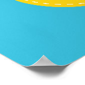 サイレンパトカー子供の誕生日パーティーバナー ポスター (角)