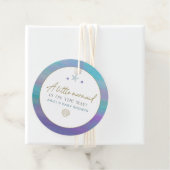 サイレンパープル金ゴールド人魚海シーベイビーシャワー フェイバータグ (インサイチュ)