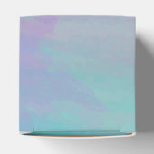 サイレンパープル金ゴールド人魚海シーベイビーシャワー フェイバーボックス (上部)