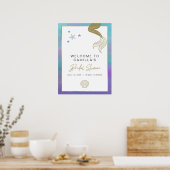 サイレンマーメイドトロピカルブライダルシャワーへようこそ ポスター (キッチン)