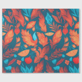 サイレン幾何パタカラフルーン ラッピングペーパー (フラット)