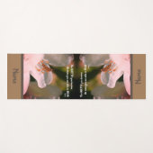 サイレン感動的スルーミ引用文パーソナライズされた ヨガマット (正面(横))