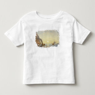 サイレン(キャンバスの油)の呼出し トドラーTシャツ