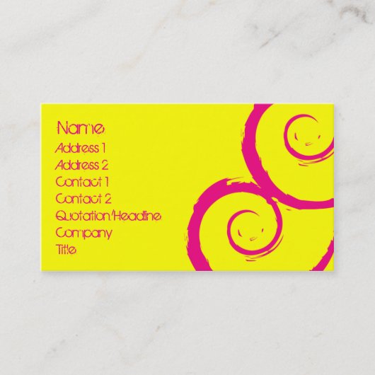 サイレン 名刺 (正面)