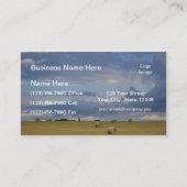 サイロによる分野の円形のベール 名刺 (正面)