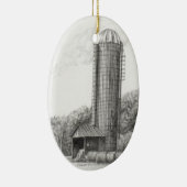 サイロの農業のオーナメント セラミックオーナメント (右)