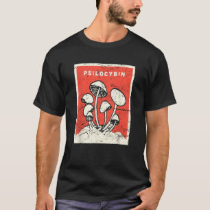 サイロシビンTシャツレトロサイケデリック魔法ムスロオ Tシャツ