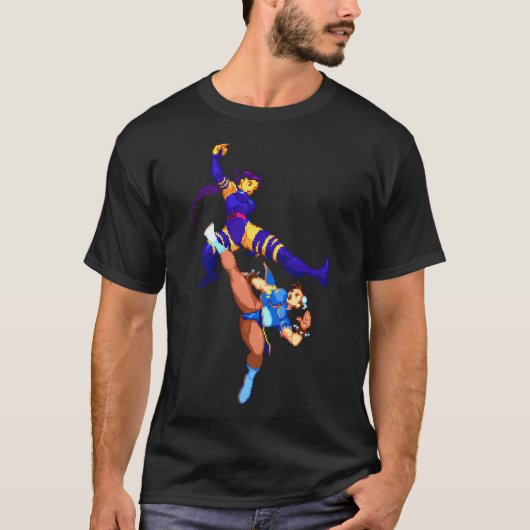 サイロック対チュンリーMvc2 Tシャツ (正面)