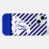 サイロモダンートモノグラムカスタム Case-Mate iPhoneケース (裏面 (横))