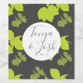 サイロレモンとライムイエローグレイ結婚ズ ワインラベル (シングルラベル)