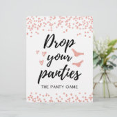 サインあなたのパンティゲームをドロップ，ブライダルシャワー (スタンド正面)