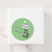 サインおもしろい漫画を持つワニのアリゲータ フェイバータグ (インサイチュ)