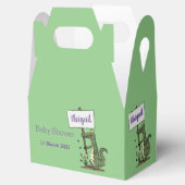 サインおもしろい漫画を持つワニのアリゲータ フェイバーボックス (オープン)