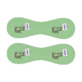 サインおもしろい漫画を持つワニのアリゲータ 野球ボール (パネル)