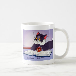 サインされるトムとジェリーの読本 コーヒーマグカップ