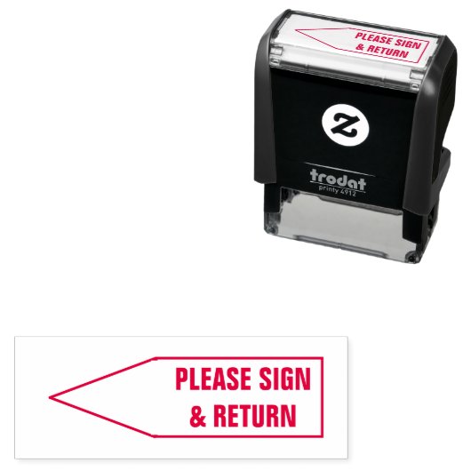 サインして帰って下さい セルフインキングスタンプ (インサイチュ)