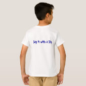 サインで言う Tシャツ (裏面フル)