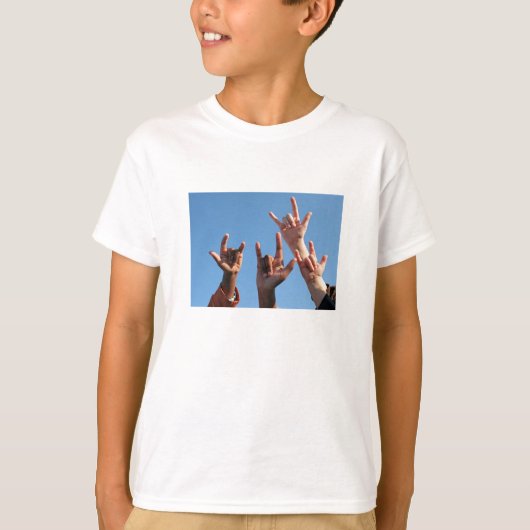 サインで言う Tシャツ (正面)