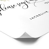 「サインのまわりにして下さい」ボエレガントード ポスター (角)