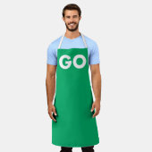 サインを見る エプロン (着用した状態)