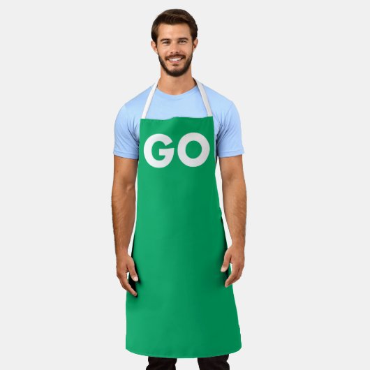 サインを見る エプロン (着用した状態)