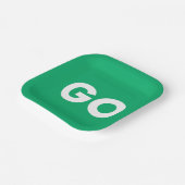 サインを見る ペーパープレート (傾斜あり)