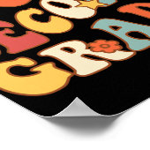 サインアウト2年生Groovy 2年生Last日学校 ポスター (角)