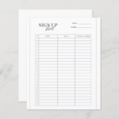 サインアップ型枠テンプレート (正面/裏面)