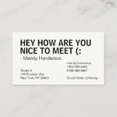 サインアップ 名刺 (裏面)