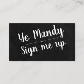 サインアップ 名刺 (正面)