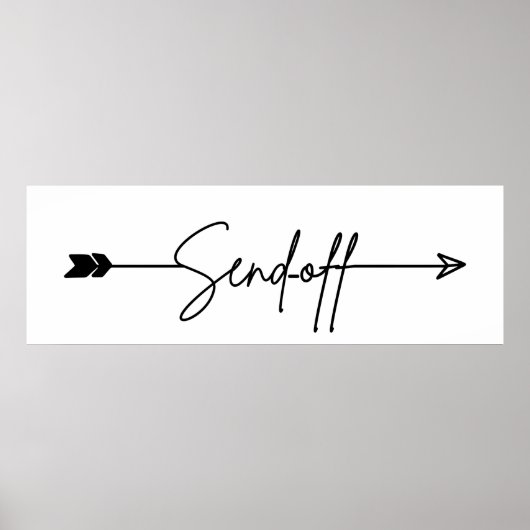 サインアロー結婚のサインを送信 ポスター (正面)