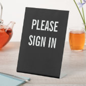 サインインする 台座サイン (インサイチュ)