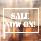 サインウィンドウに固着したまま販売 ウィンドウサイン (シート2)