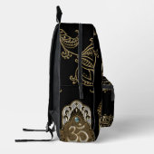 サインエレガントオーム。 プリントバックパック (左)