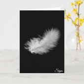 サインカード カード (黄色い花)