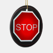 サインストップオーナメント セラミックオーナメント (右)
