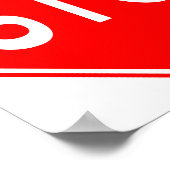 サインストップポスター ポスター (角)