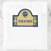 サインフランスの変更文字矩形シール 長方形シール (バッグ)