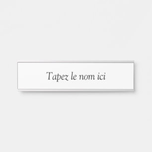  サインプレート