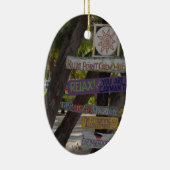 サインポストラムポイントグランドケイマン セラミックオーナメント (右)