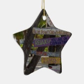 サインポストラムポイントグランドケイマン セラミックオーナメント (右)