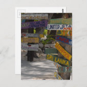 サインポストラムポイントグランドケイマン ポストカード (正面/裏面)