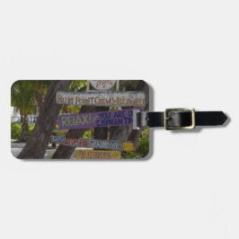 サインポストラムポイントグランドケイマン ラゲッジタグ