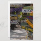 サインポストラムポイントグランドケイマン 便箋 (正面/裏面)