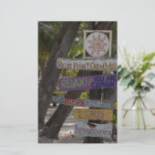 サインポストラムポイントグランドケイマン 便箋 (スタンド正面)